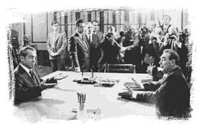 Firma de los tratados SALT I en Moscú