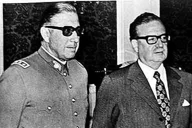 Golpe militar apoyado por la CIA contra el presidente chileno Salvador Allende