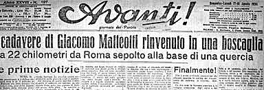 Assassinio di Matteotti