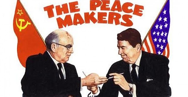 Primera cumbre entre Gorbachov y Reagan en Ginebra