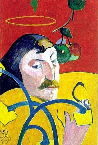 Autorretrato con nimbo 1889