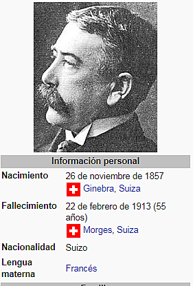 1900 Ferdinand De Saussure. (1857-1913)