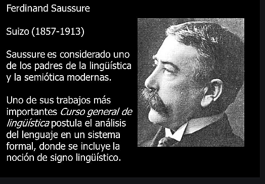 1900 Ferdinand De Saussure. (1857-1913)