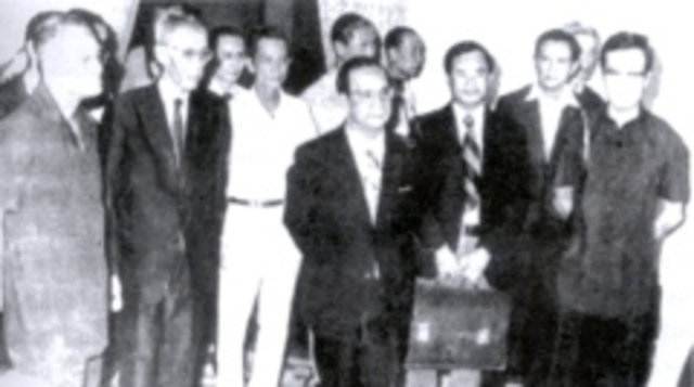 South Vietnam surrenders