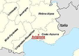 Spostamento ad Avignone