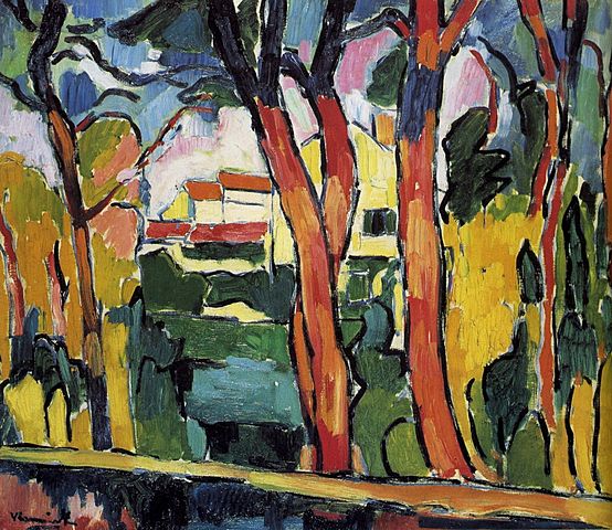 Los árboles rojos 1906