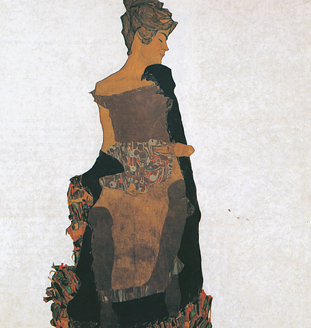 Gerti Schiele 1909
