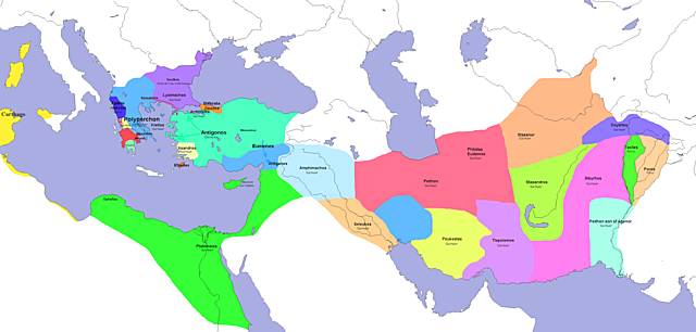 comienzo de la guerra de los diadocos