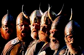 Invasión de los Vikingos a la isla británica.