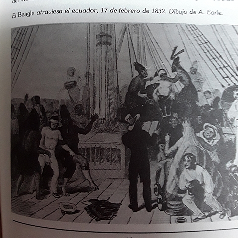 Atravesó el ecuador