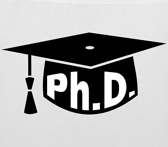 Awarded a PHD