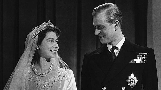 Casamento da princesa Elizabeth com o tenente Philip Mountbatten na Abadia de Westminster