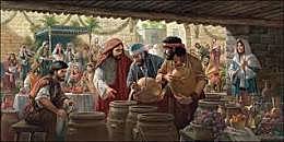 Jesus Turns Water into Wine