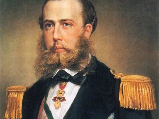 Llegada de Maximiliano a México