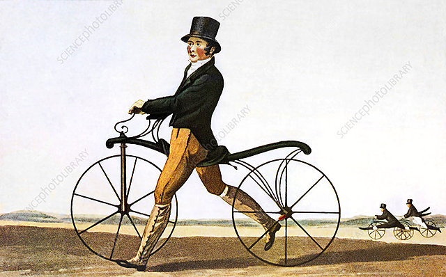 London coach-maker named Denis Johnson invents the hobby horse