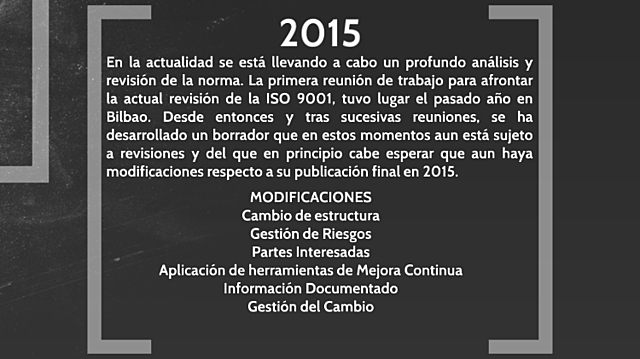 Quinta Versión de IS0 9001:2015