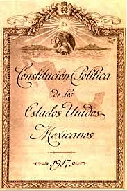 promulgación de la constitución de 1917.