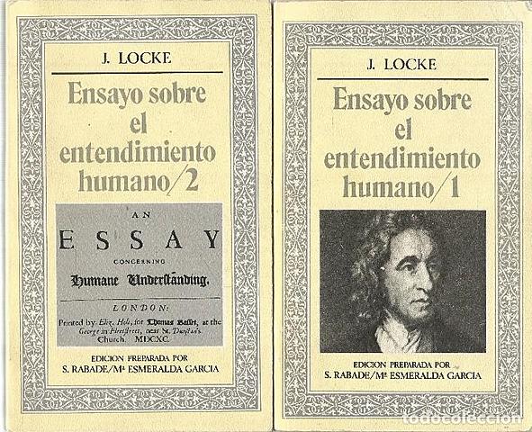 Aportaciones, "El compendio del ensayo sobre el entendimiento humano".