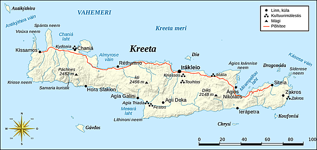 Euroopa ajalugu kreeta saarelt