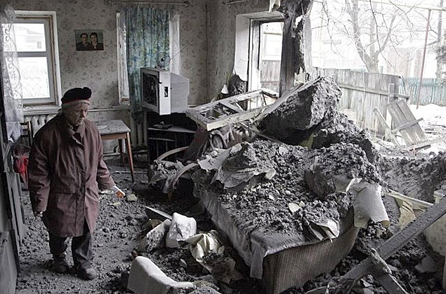 Guerra en el Donbáss -  Guerra en el este de Ucrania