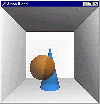 Реализация изображения полупрозрачной поверхности