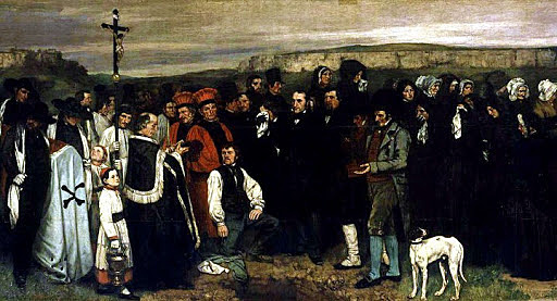 L’enterrament d’Ornans de Gustave Courbet