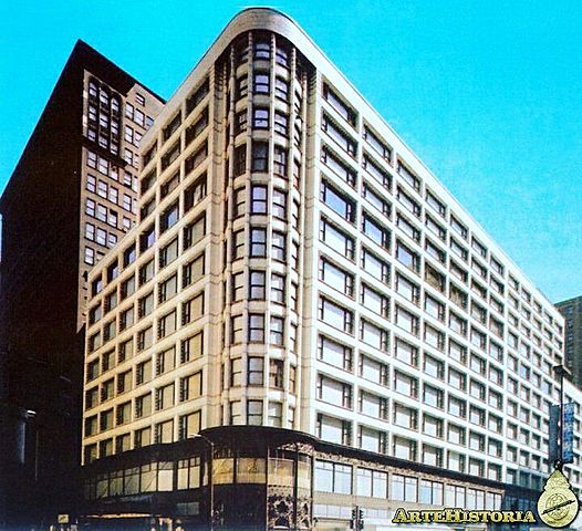 Edifici magatzems Carson de Louis Sullivan, Escola de Chicago (llavor del funcionalisme)