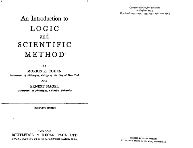 "Structure of Science"