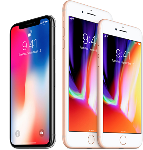 September 2017-(Iphone 8, 8 plus, Iphone X)