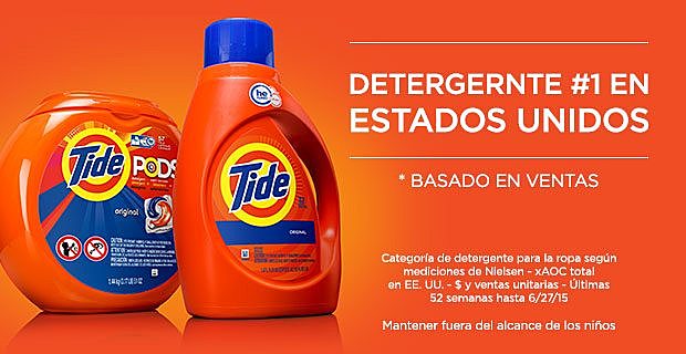 Tide entra al mercado en forma liquida