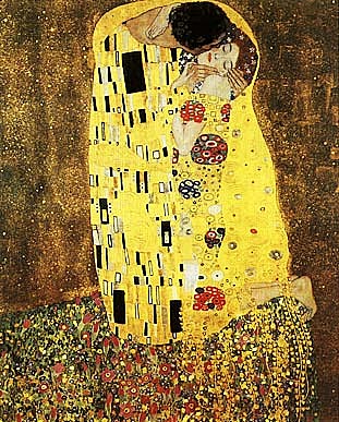 G.Klimt, Il bacio
