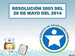 RESOLUCION 2003 DE 2014