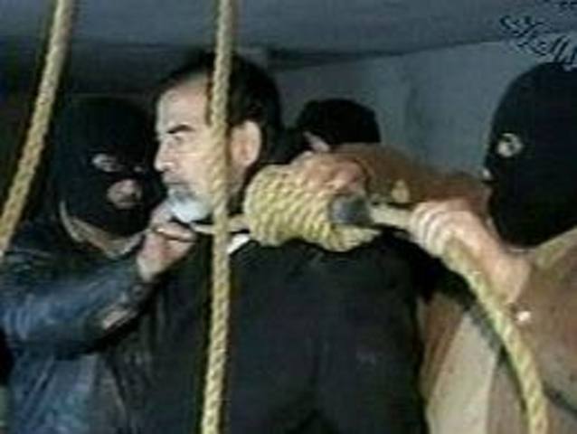 Saddam Hussein is executed