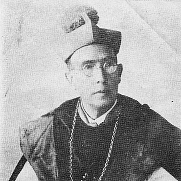 Posesión del primer obispo de Quito,García Díaz Arias