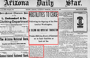 Armistice Is Signed Between the U.S. and Spain