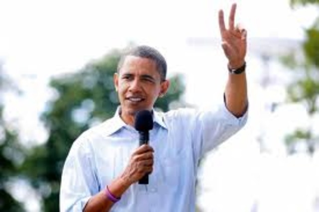 Barack Obama becomes the first African-American to be nominated by a major political party