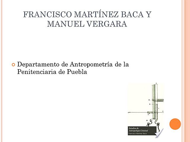 México-Puebla "Estudios de Antropología criminal" de Martínez Baca y Vergara