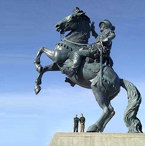 Don Juan de Oñate Reads Requerimiento to Pueblo Natives