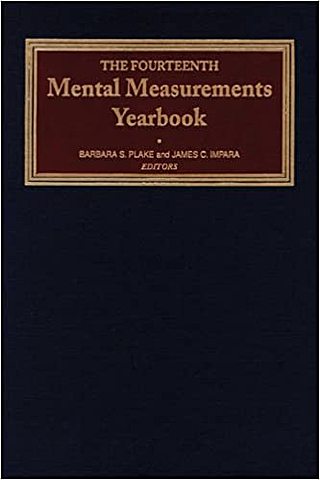 The Mental Measurements Yearbook.