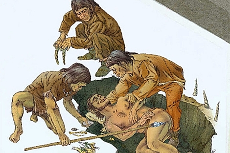 Primer enterrament (neandertals)