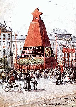 Tanácsköztársaság kikiáltása