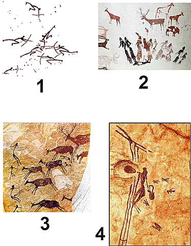 Inici de l'art rupestre arc mediterrani de la península ibèrica