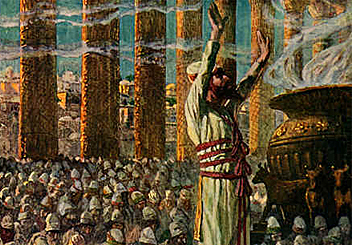 Solomon celebrates the Finishing of the temple