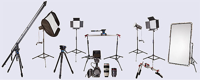 Equipamiento de producción audiovisual
