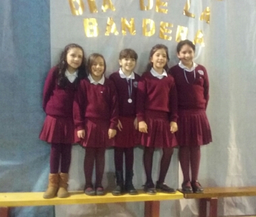 Prometí la bandera con mis compañeros