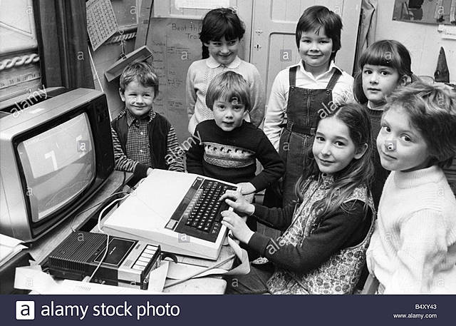 Computers first used in schools