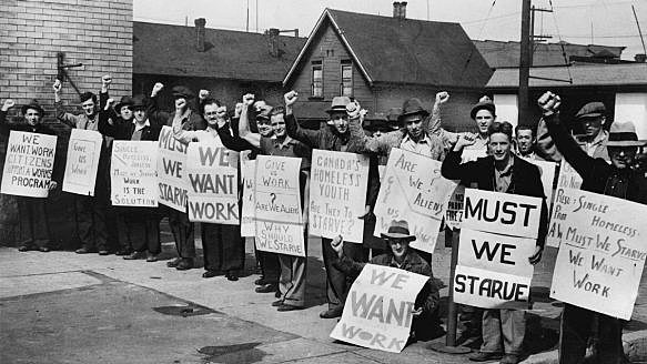 Start of the Great Depression