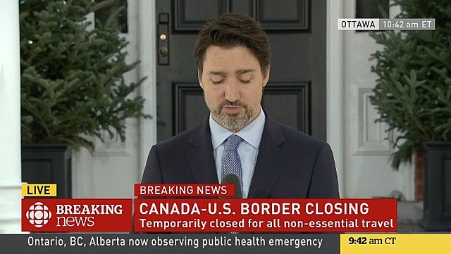 Canada closes it's borders