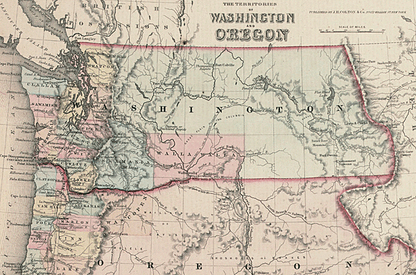 Washington Territory is organized