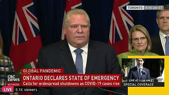 Ontario declares state of emergency